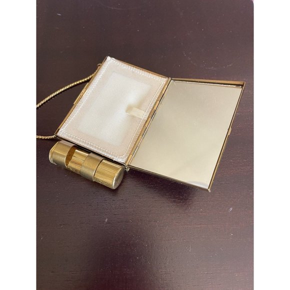 Vintage Zell Fifth Avenue Vanity Carryall Compact Coin & Lipstick Holder - Picture 8 of 9